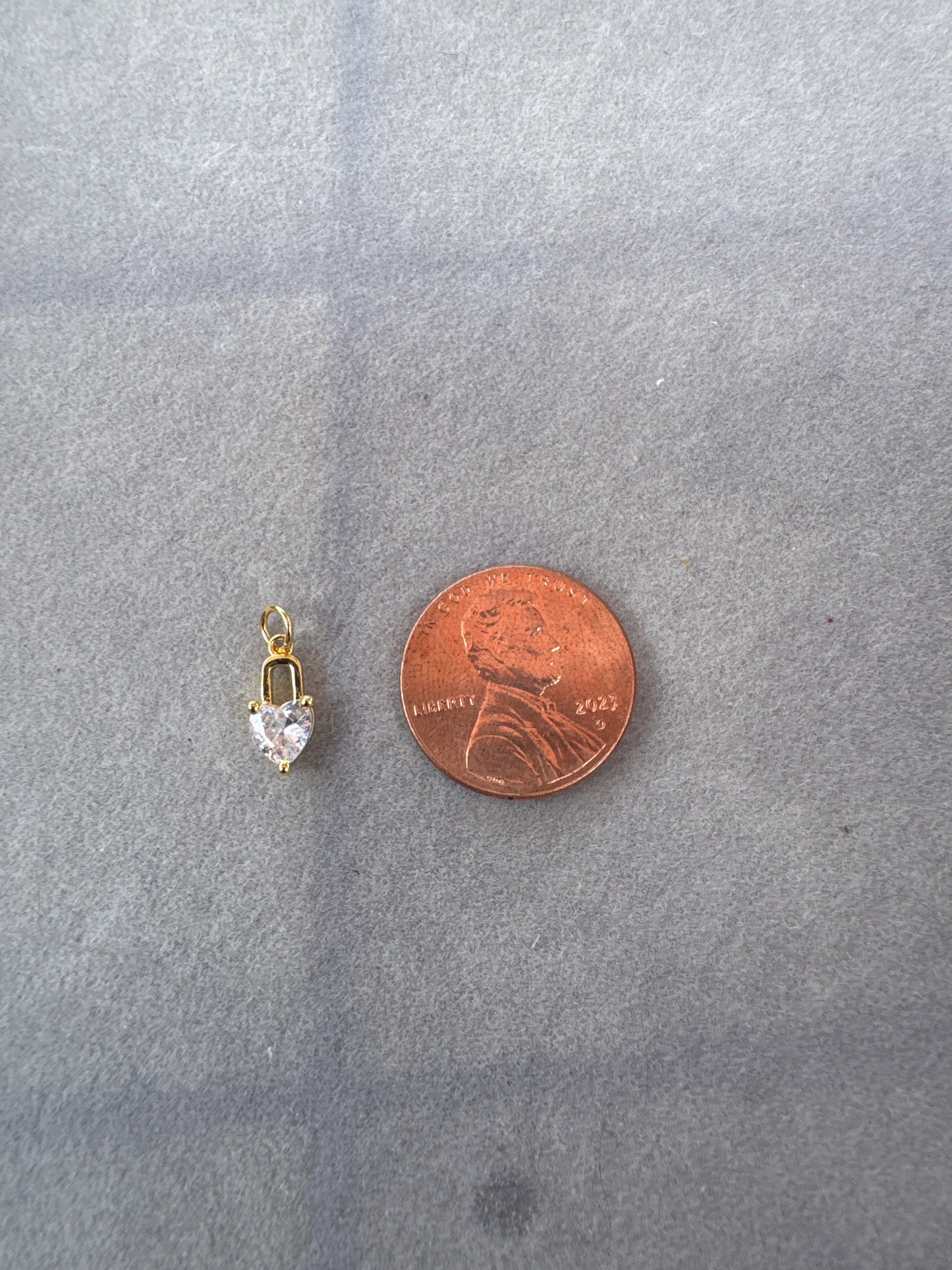 Crystal Heart Charm