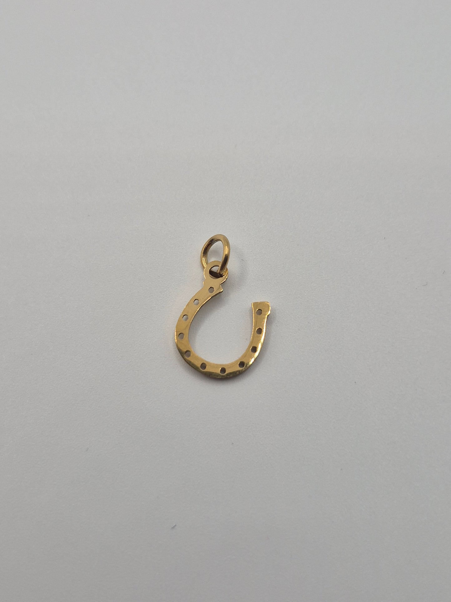 Small Simple Horseshoe Charm