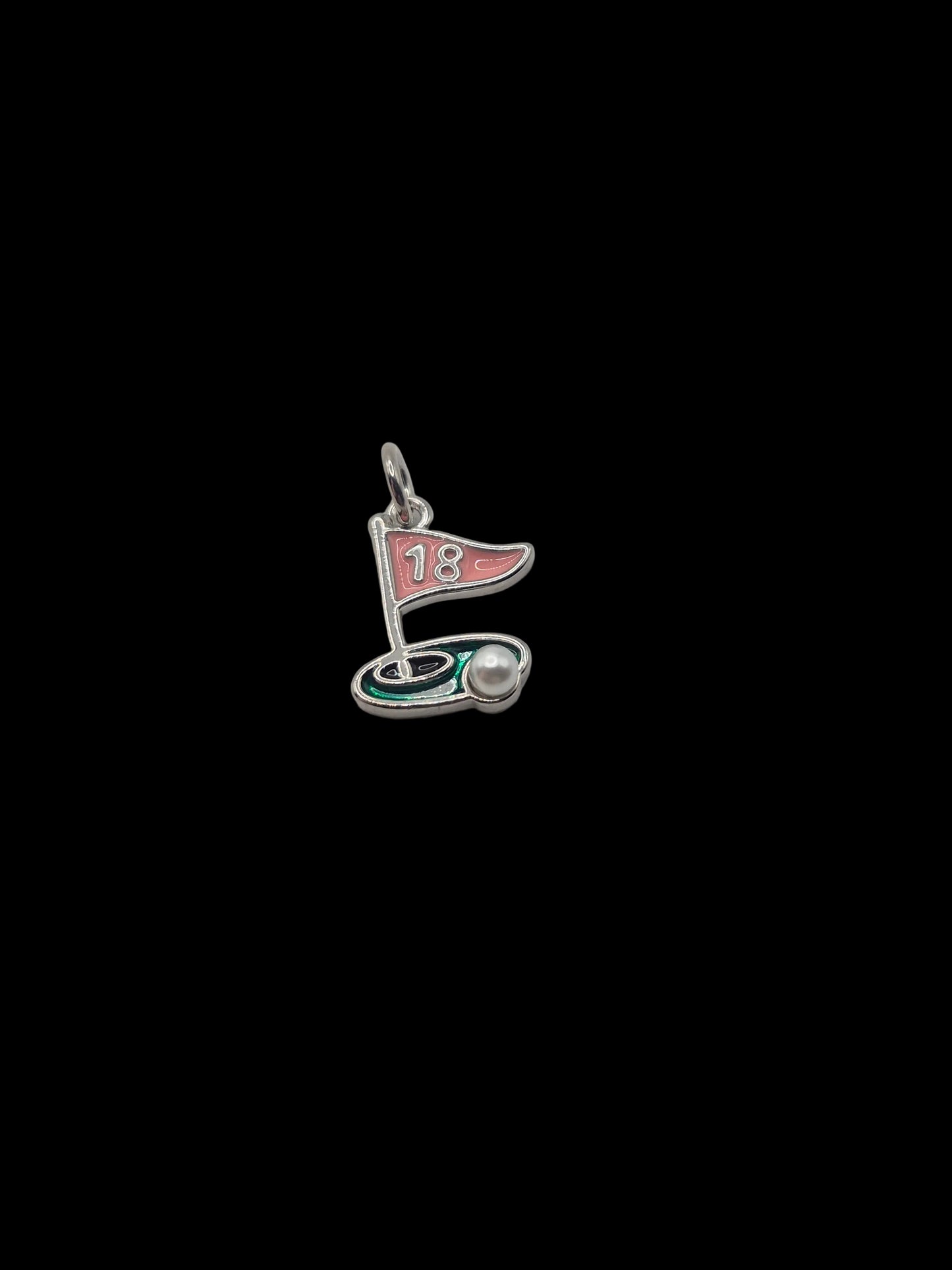 Golf Flag Charm