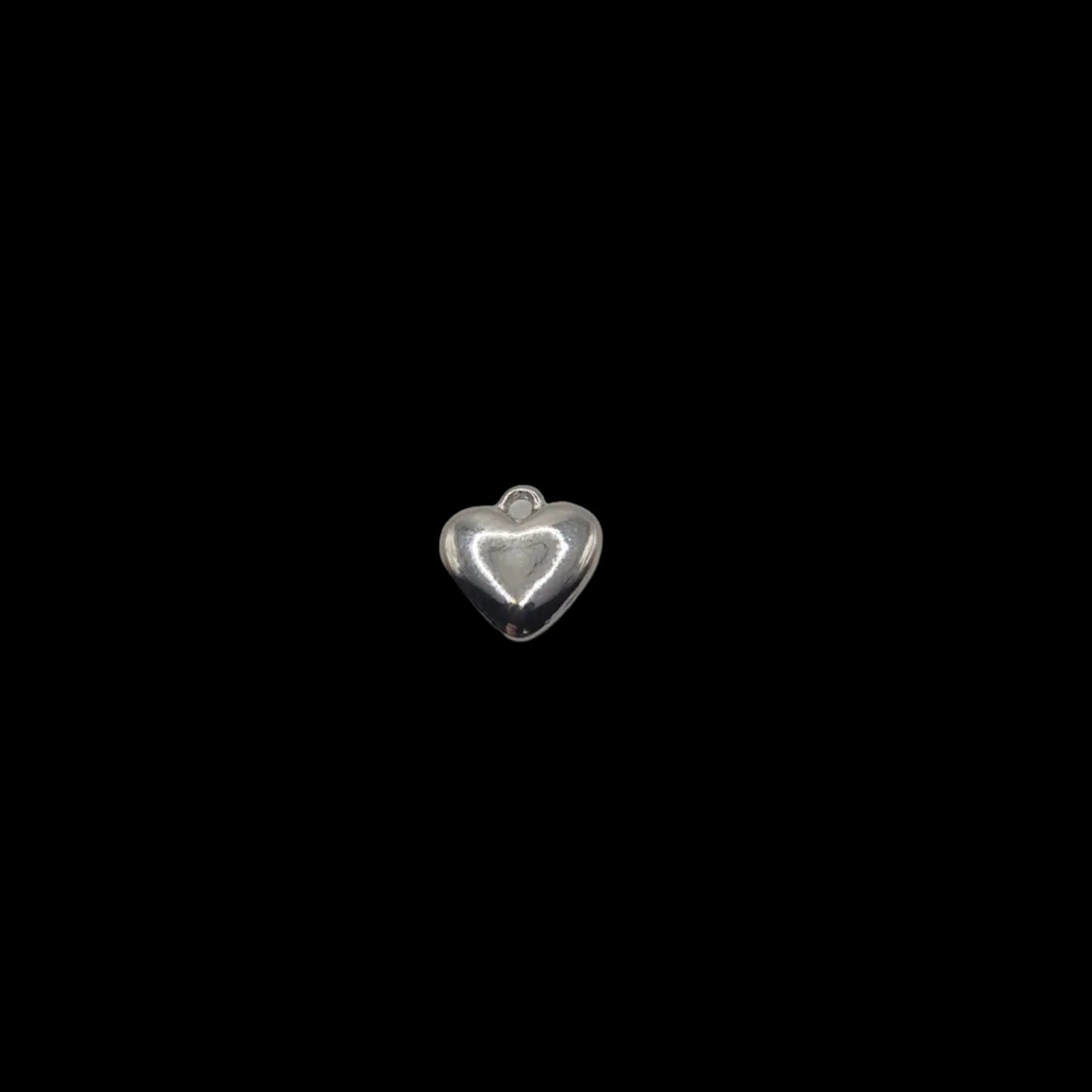 Mini 3D Heart Charm