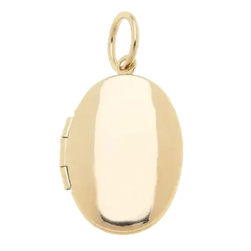 Gold Locket Charm