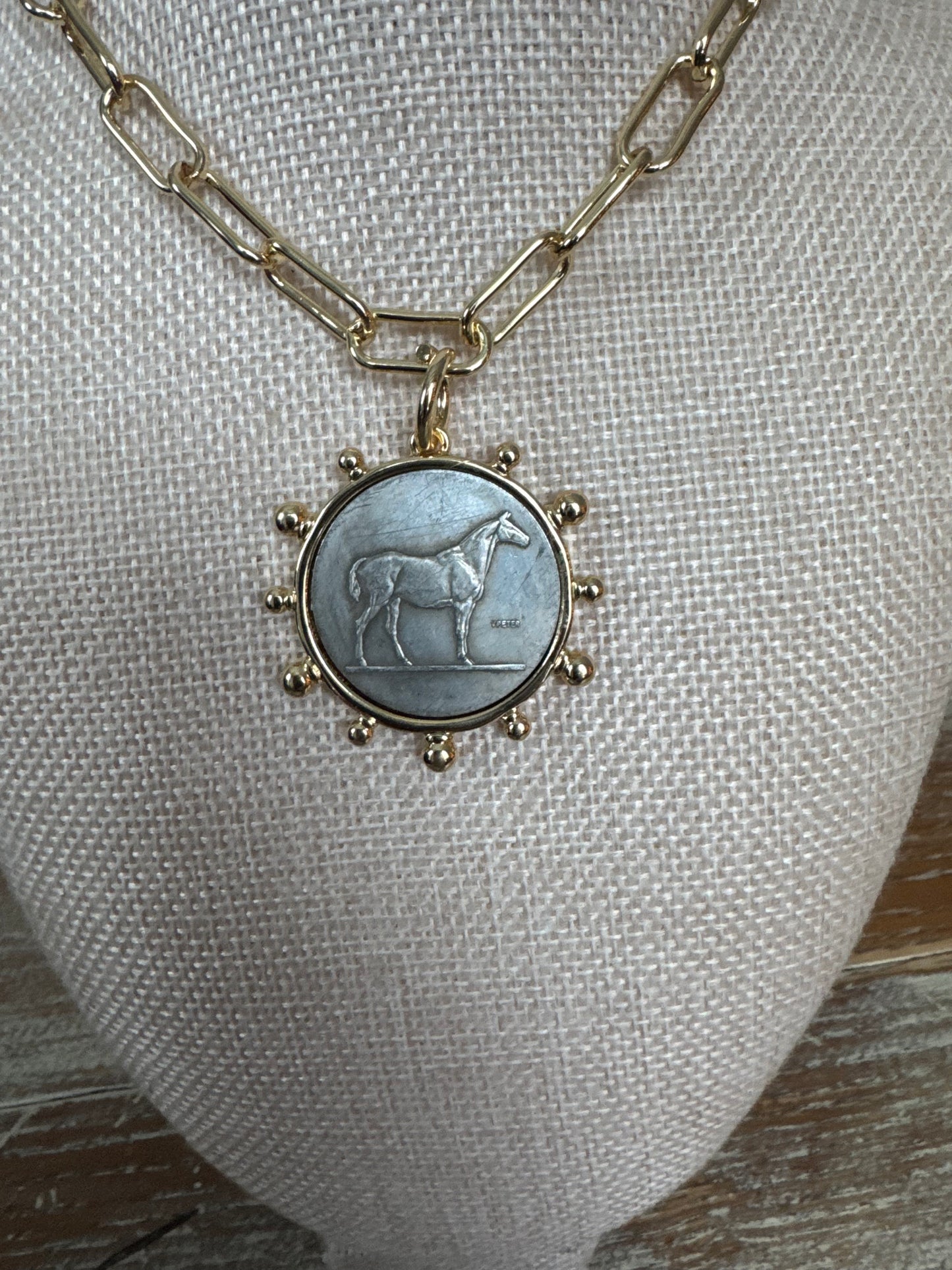 Coin Pendant Charm