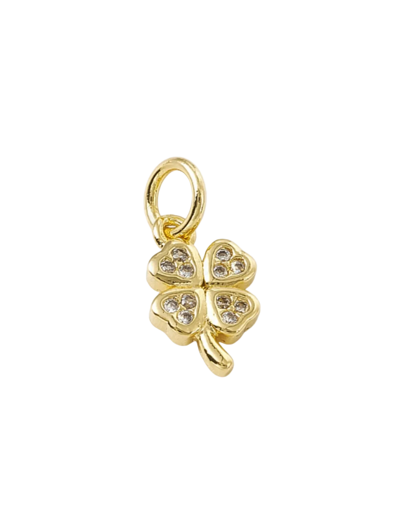 Lucky Me Gold Clover Charm