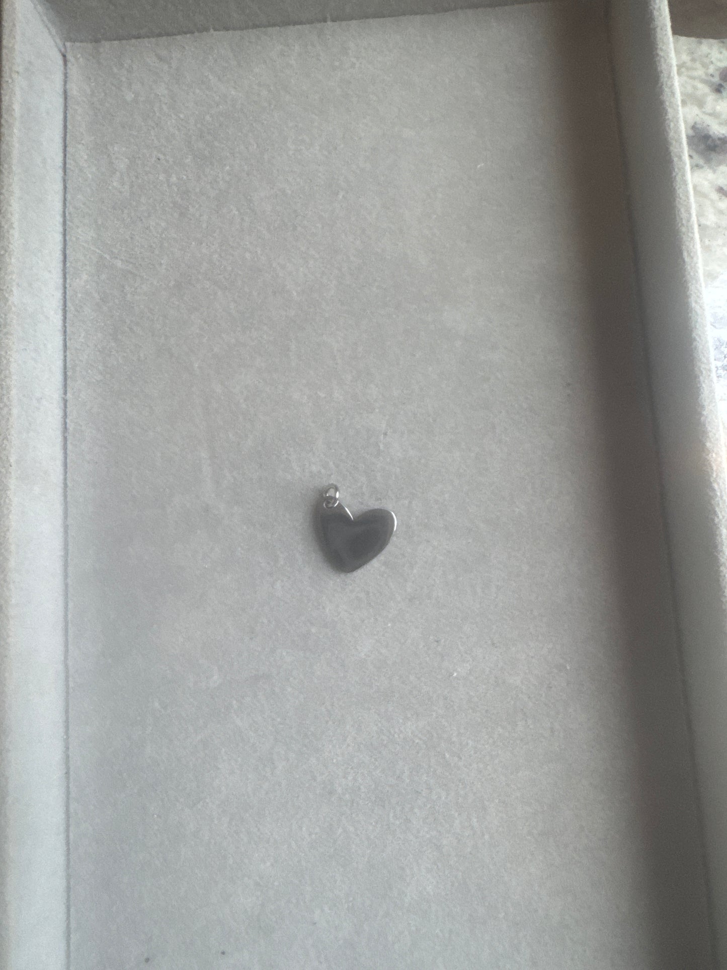 Small Angled Engraveable Heart Charms