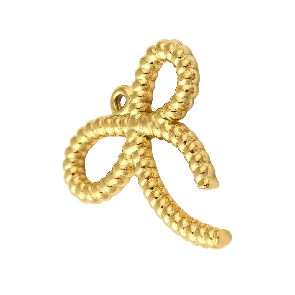 Gold Braided Bow