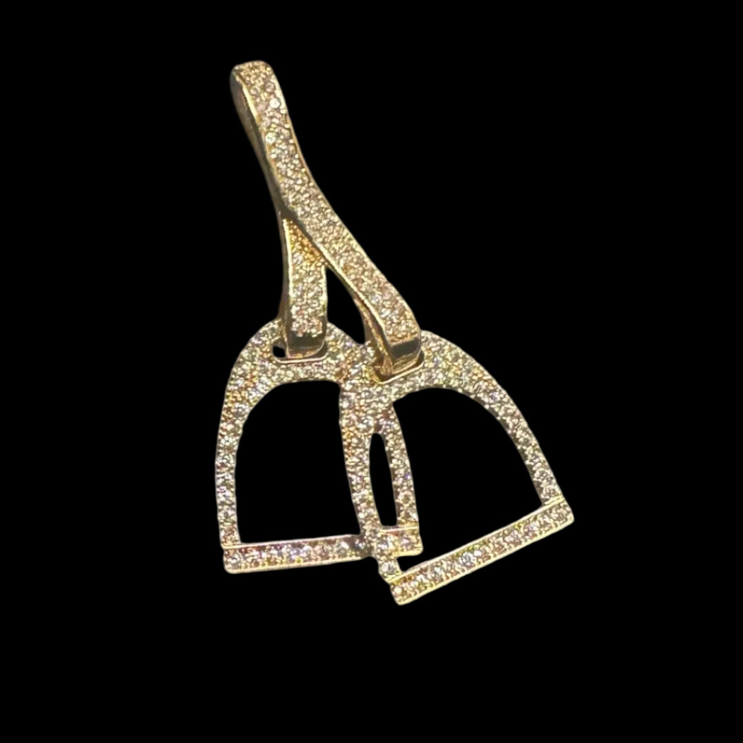 Gold Ornate Stirrup