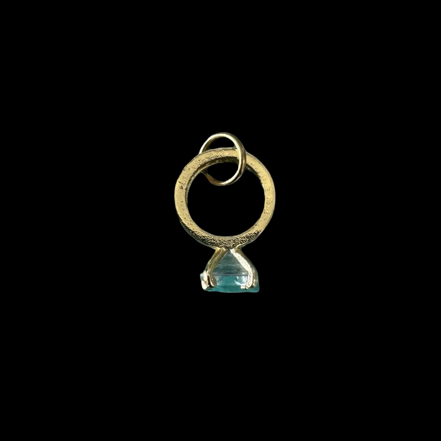 Silver Wedding Ring Charm