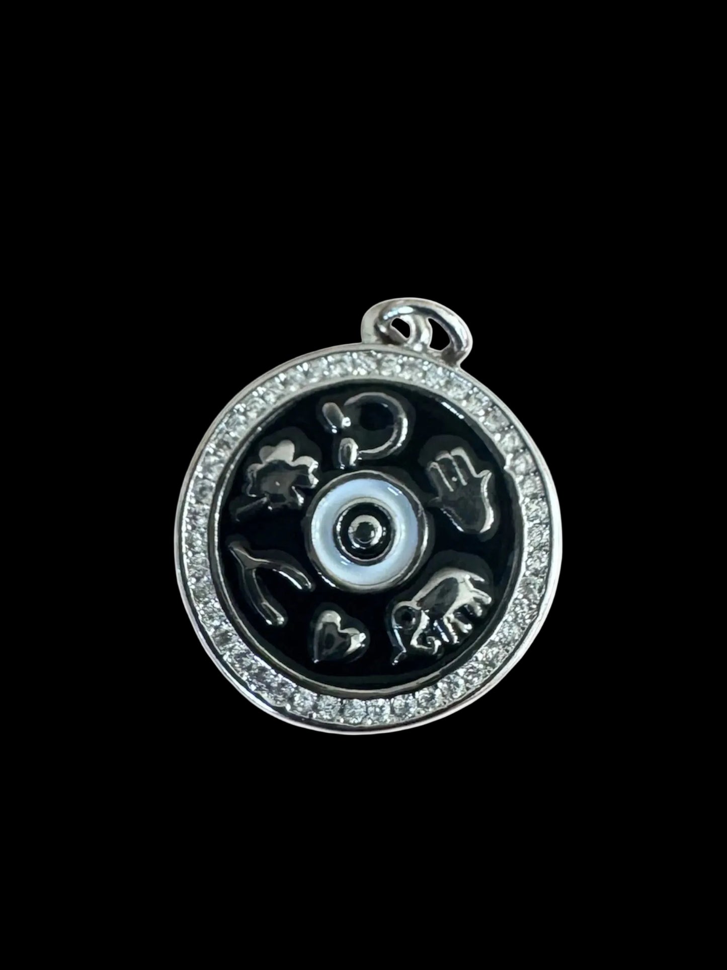 Black and Silver Good Luck Talisman