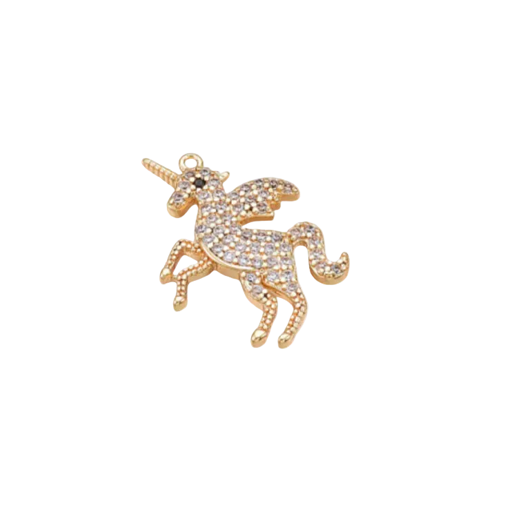 Kids Sparkling Unicorn Charm