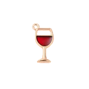 Gold Large Wine Charm