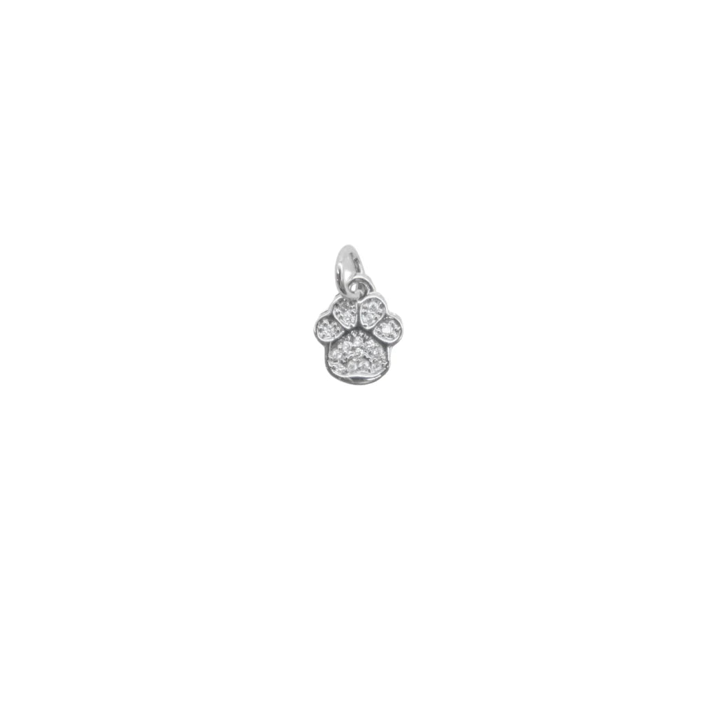 Silver Puppy Love Charm