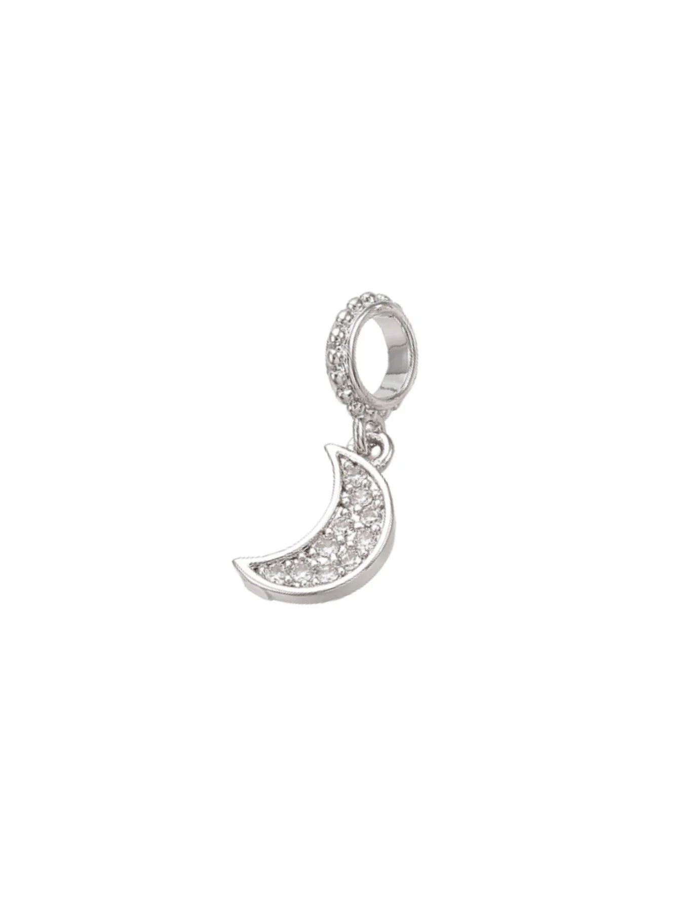 Silver Moony Charm