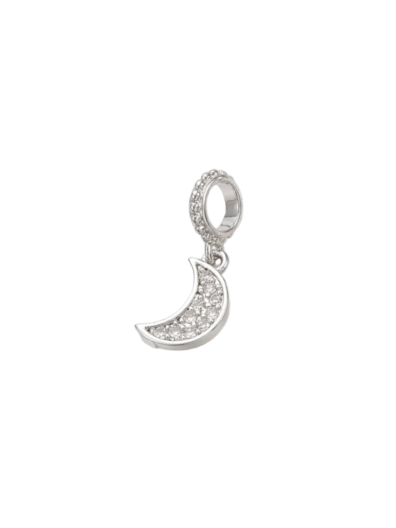 Silver Moony Charm