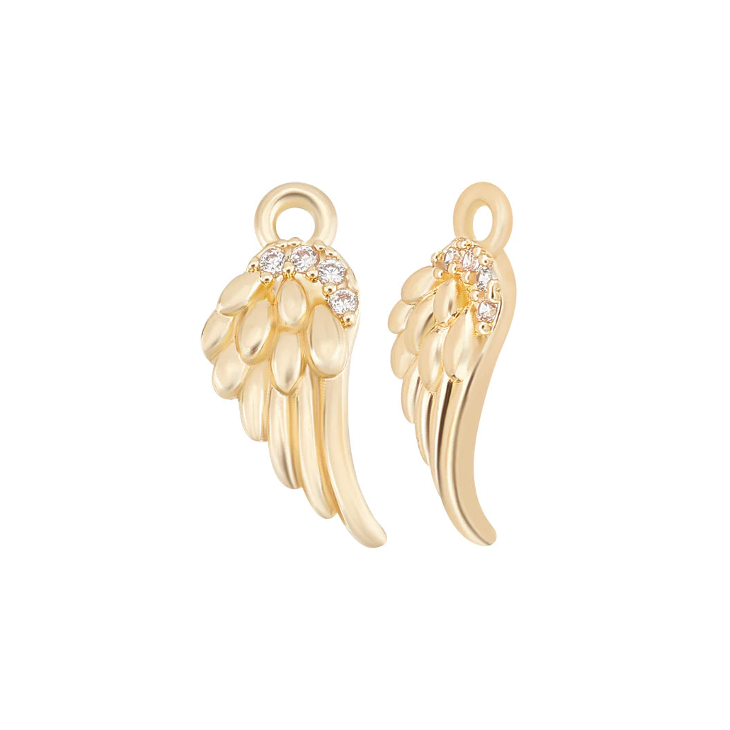 Gold Spread Your Wings Charm