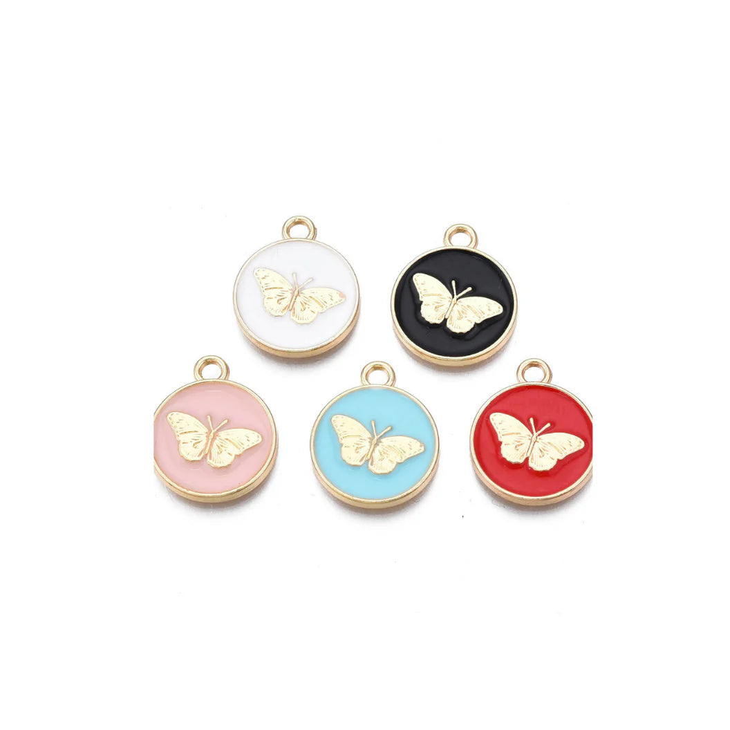 Enamel Butterfly Charm