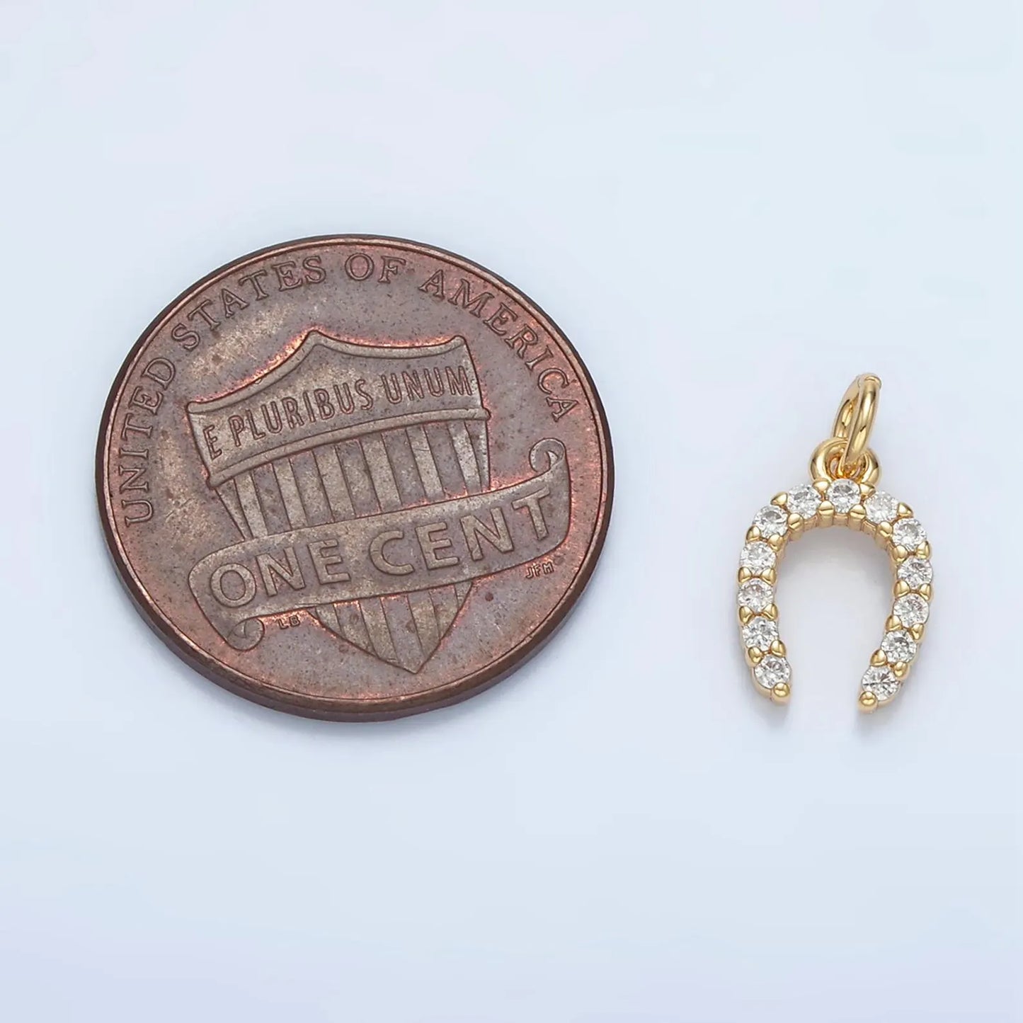 Gold and Silver Star-Studded Horseshoe