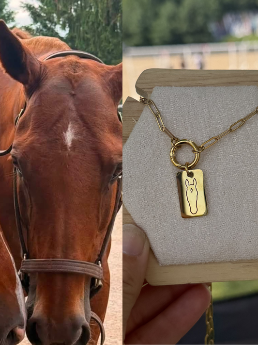 Custom Horse-Marking Necklace