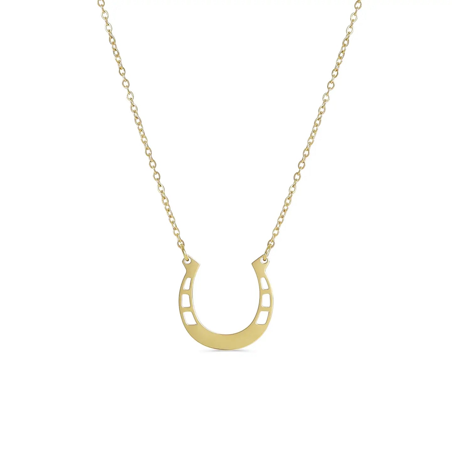 Engravable Horseshoe Necklace