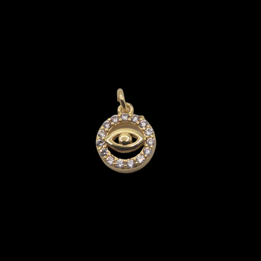 Small Round Eye Charm