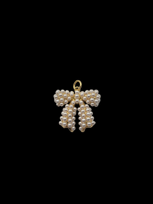 Pearl Bow Charm