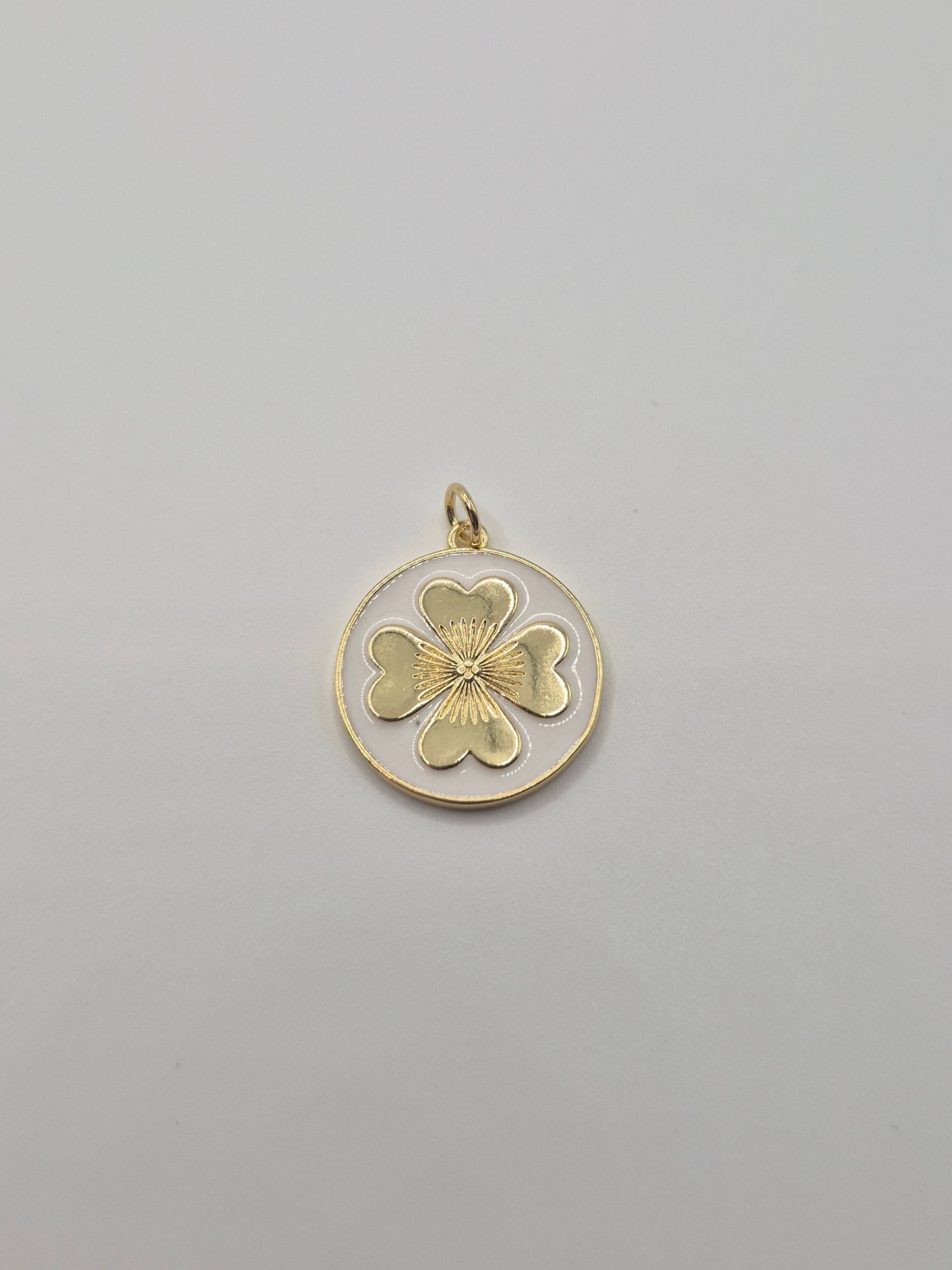 Round Clover Charm