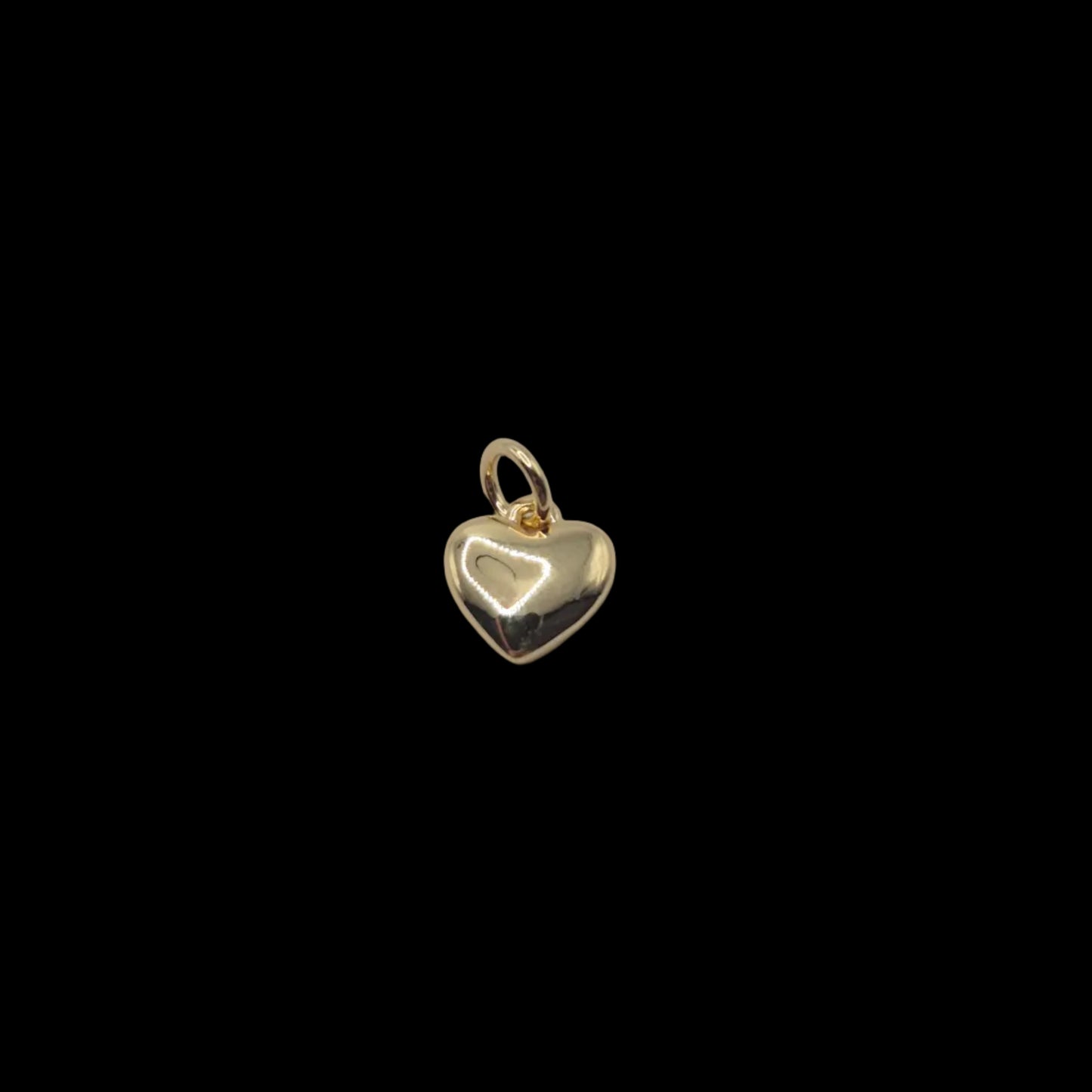 Mini 3D Heart Charm