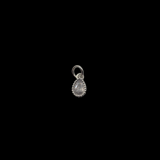 Teardrop Crystal Charm