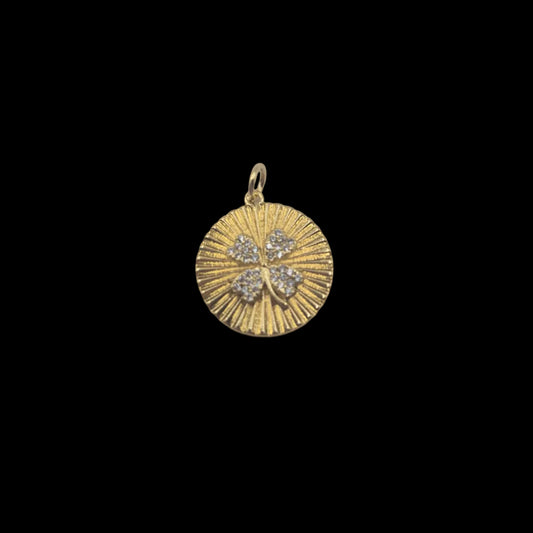 Round Clover Charm
