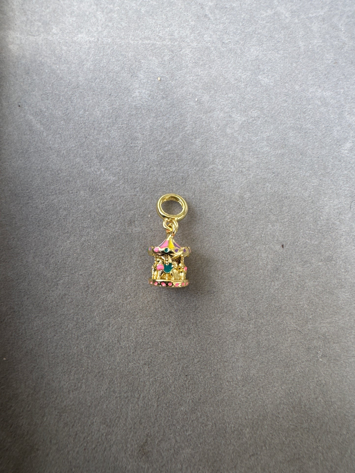 Gold Carnival Carousel Charm