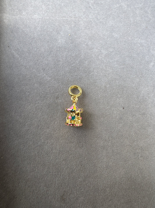 Gold Carnival Carousel Charm