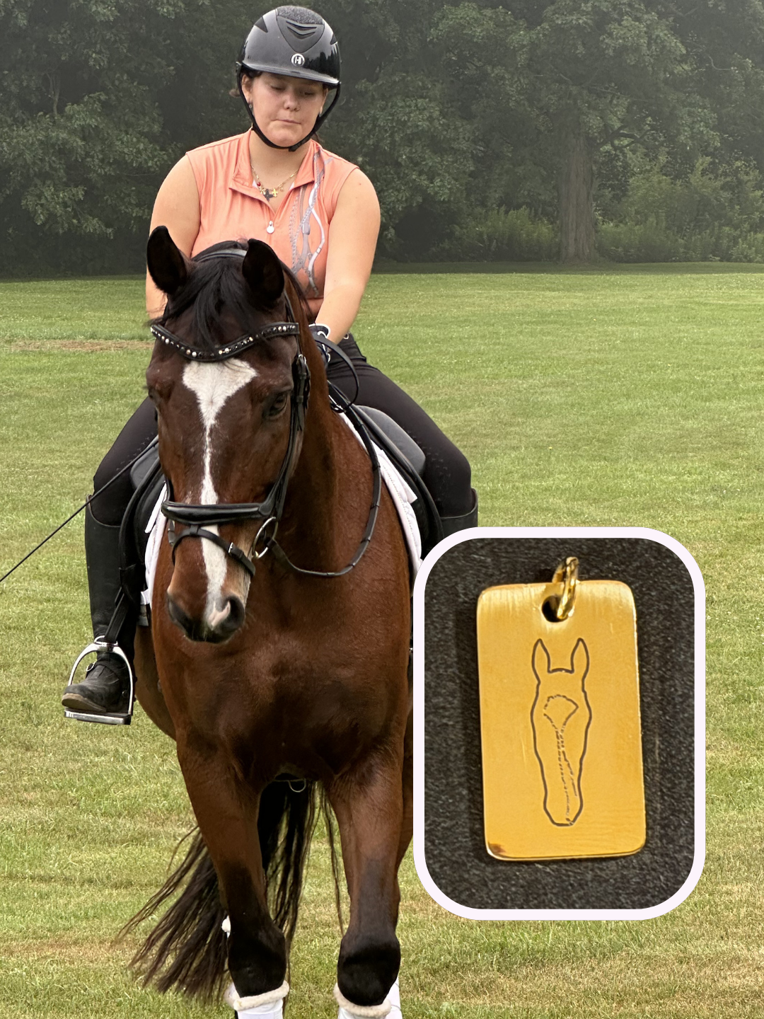Custom Horse-Marking Necklace