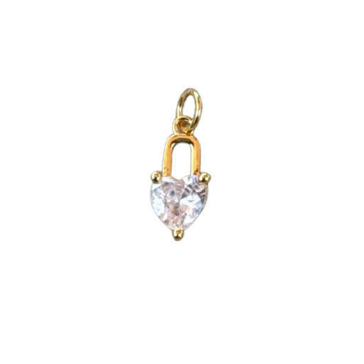 Crystal Heart Charm