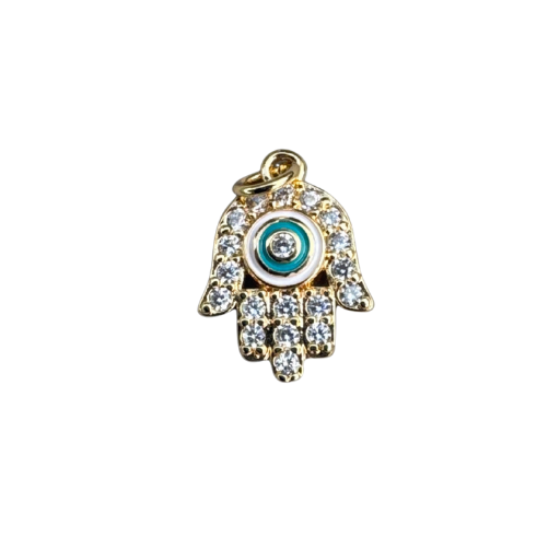 Gold and Crystal Hasma Hand
