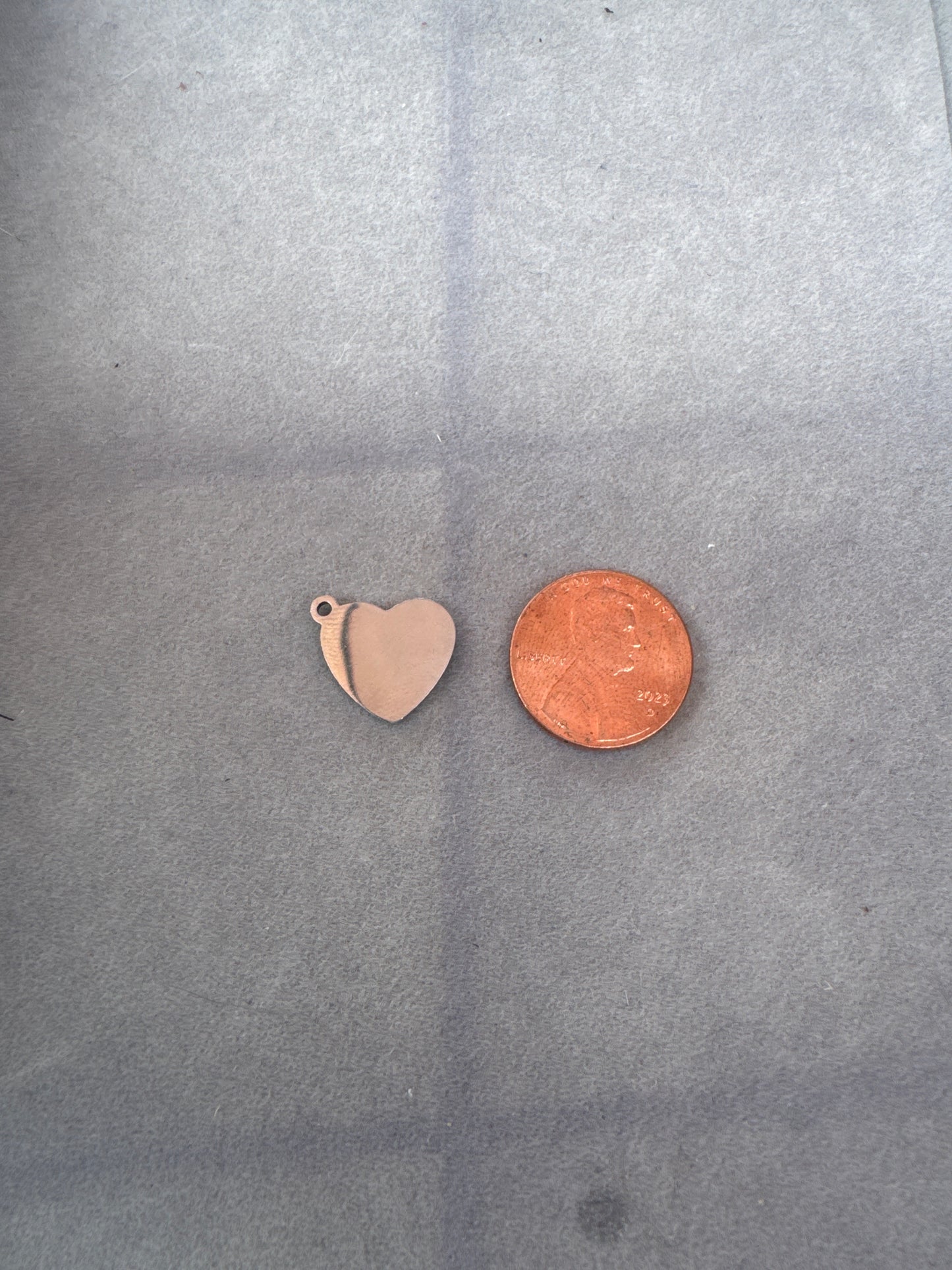 Engraveable Heart Charm