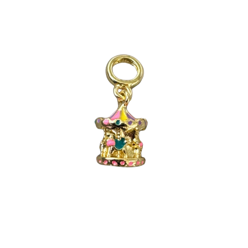 Gold Carnival Carousel Charm