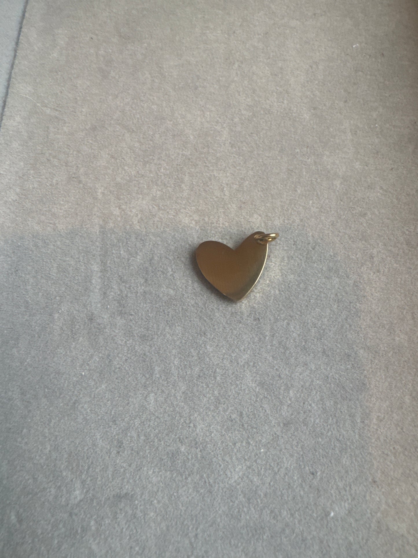 Small Angled Engraveable Heart Charms