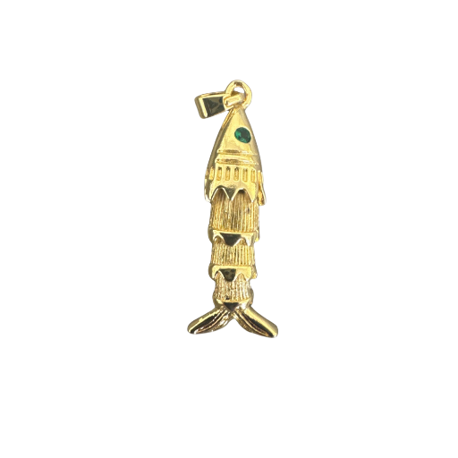 Moveable Gold Fish Charm