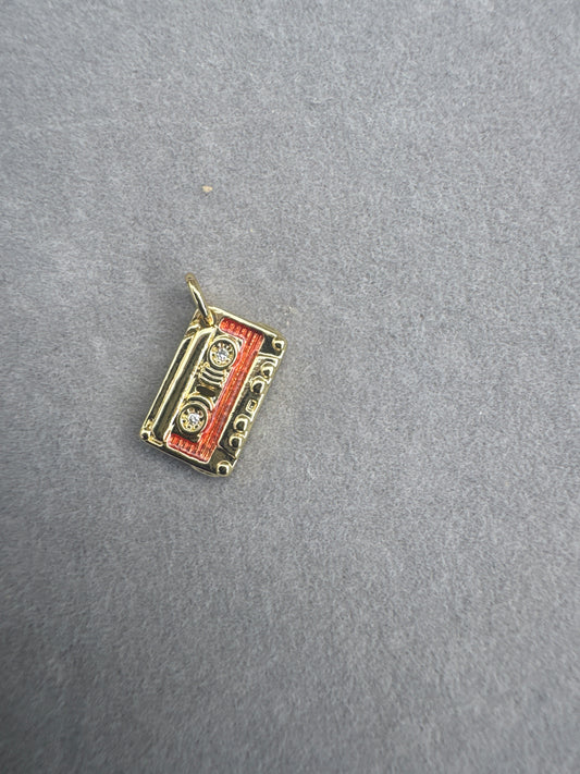 Retro Cassette Tape Charm