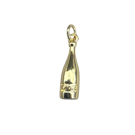 Dainty Gold Champange Charm