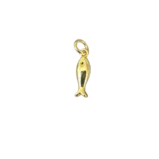 Gold Fishing Charm
