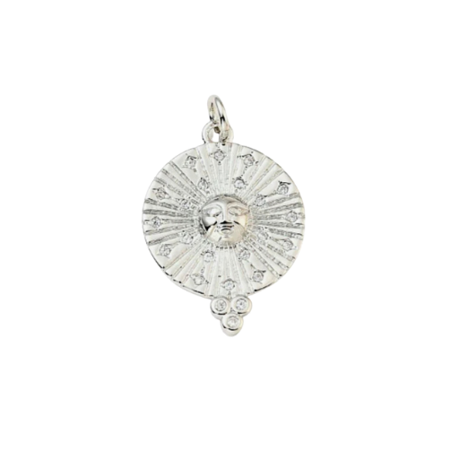 Silver Sunshine Charm