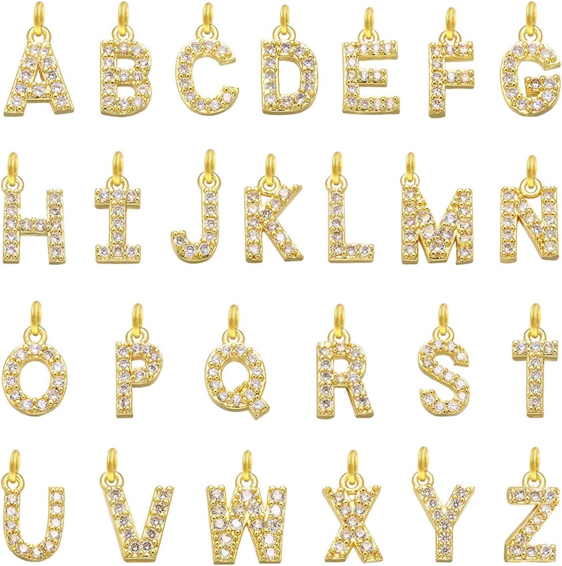 Gold Large Letters