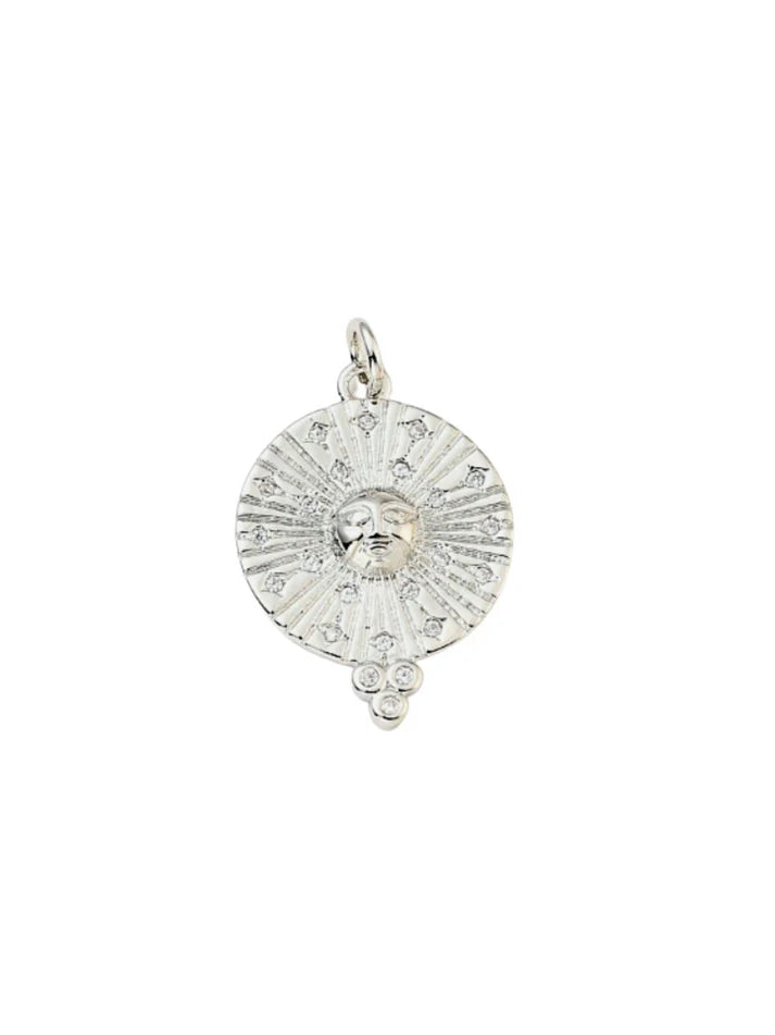 Silver Sunshine Charm
