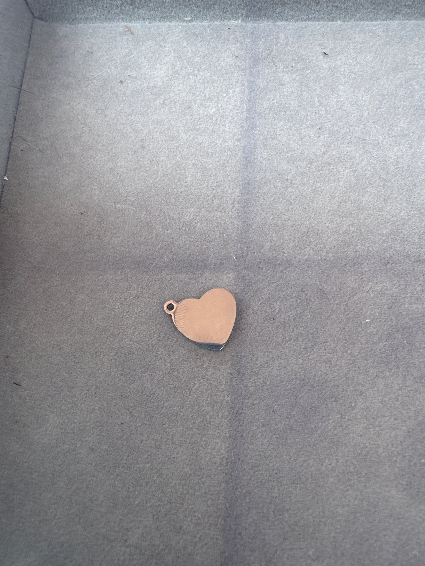 Engraveable Heart Charm