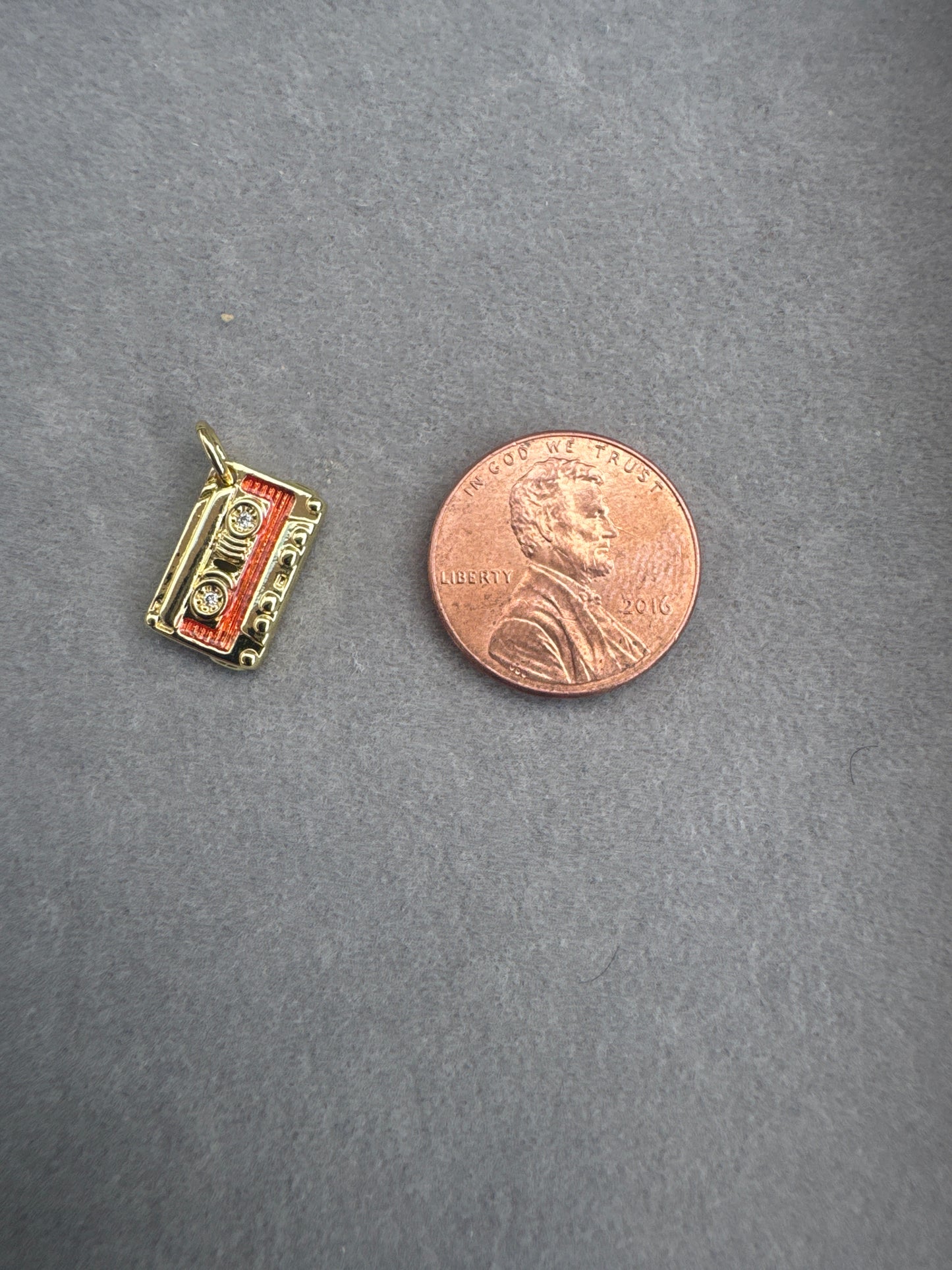 Retro Cassette Tape Charm