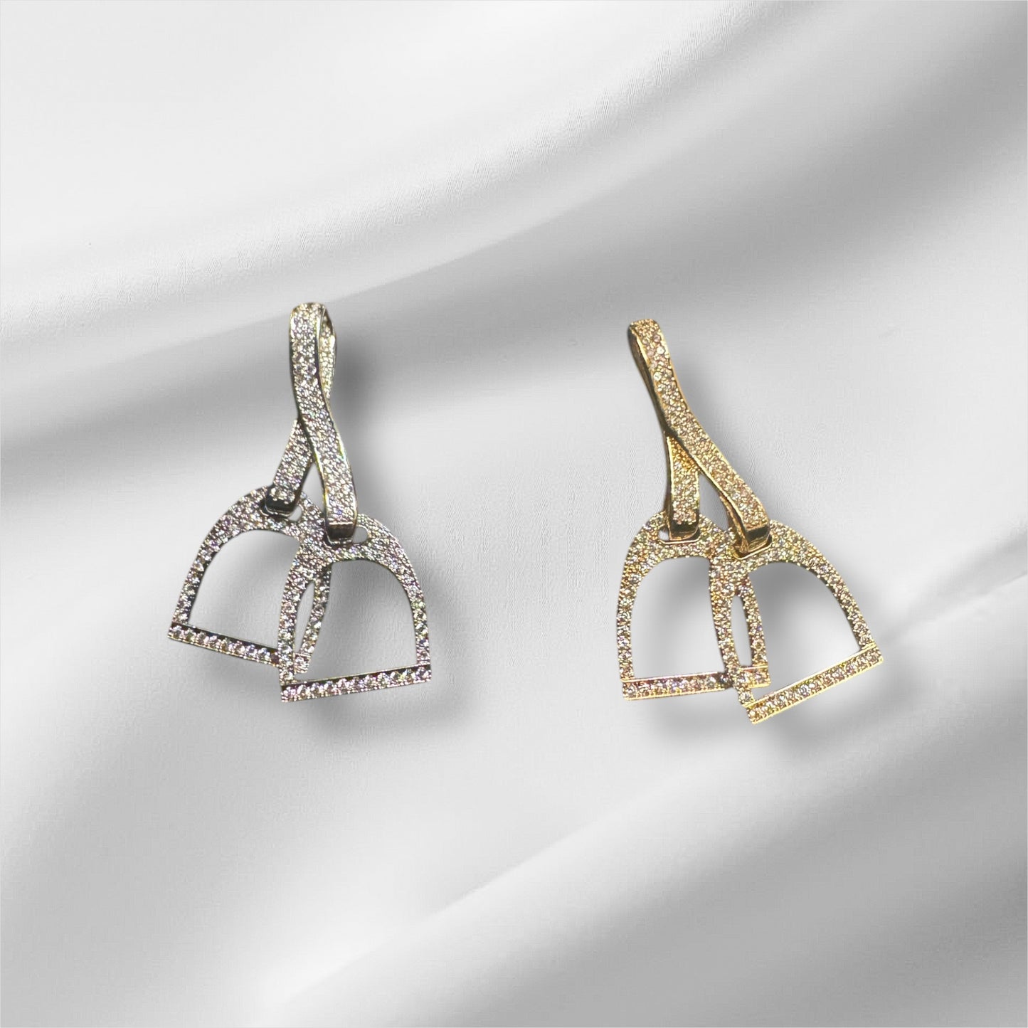 Silver Ornate Stirrup