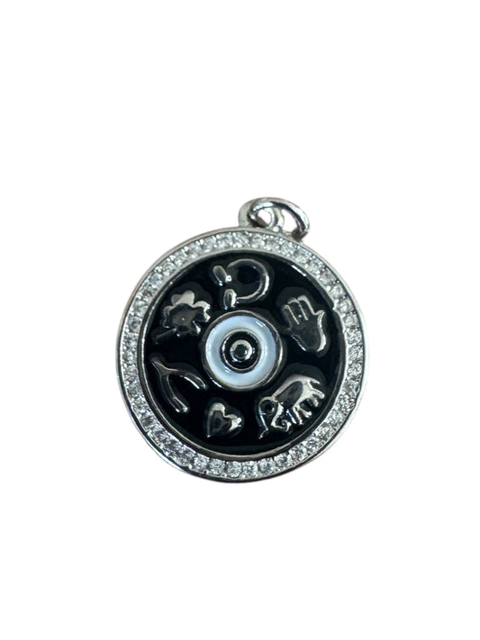 Black and Silver Good Luck Talisman