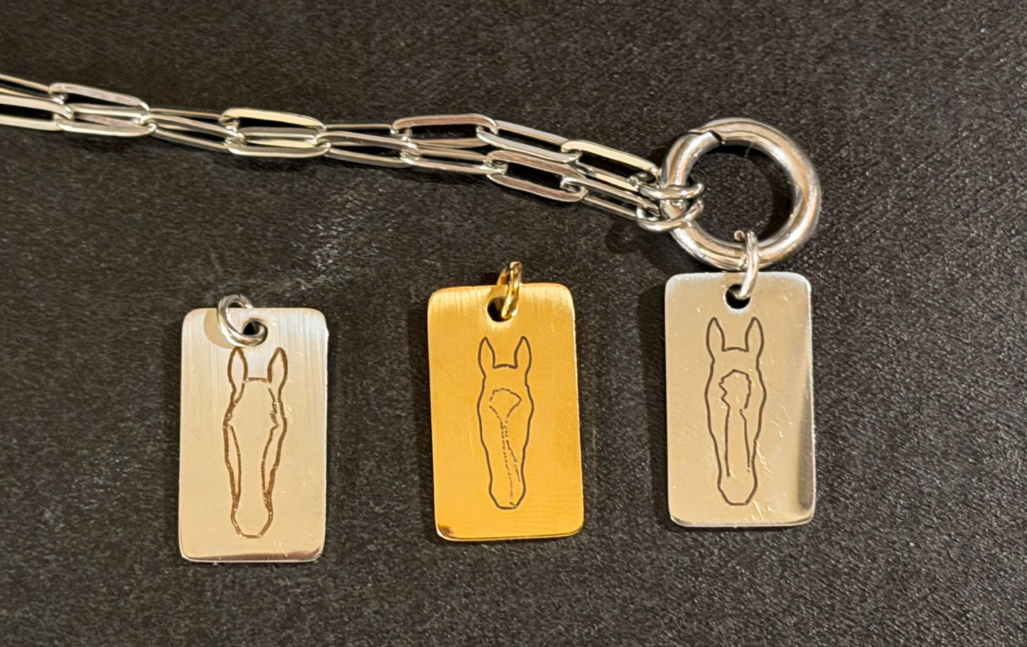 Custom Horse-Marking Necklace