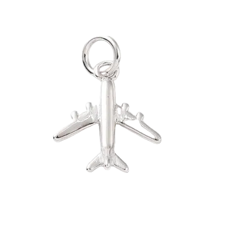 Silver Up in the Clouds Charm