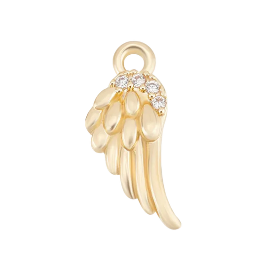 Gold Spread Your Wings Charm